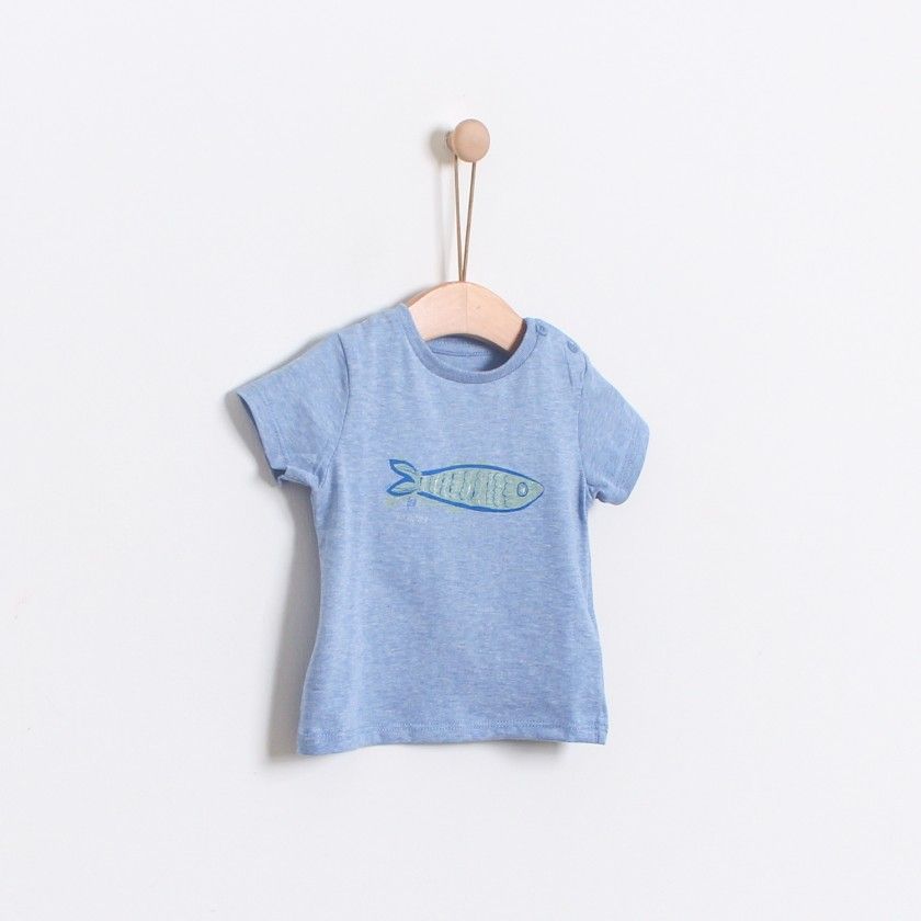 T-shirt peixe beb