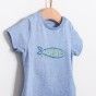 T-shirt peixe beb