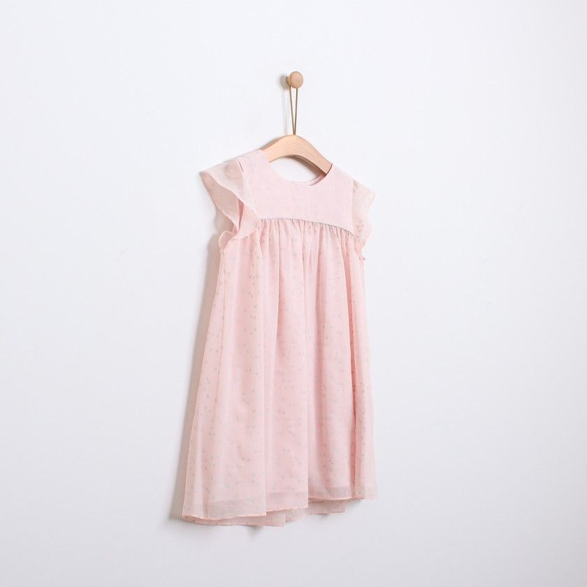 Vestido silver dots