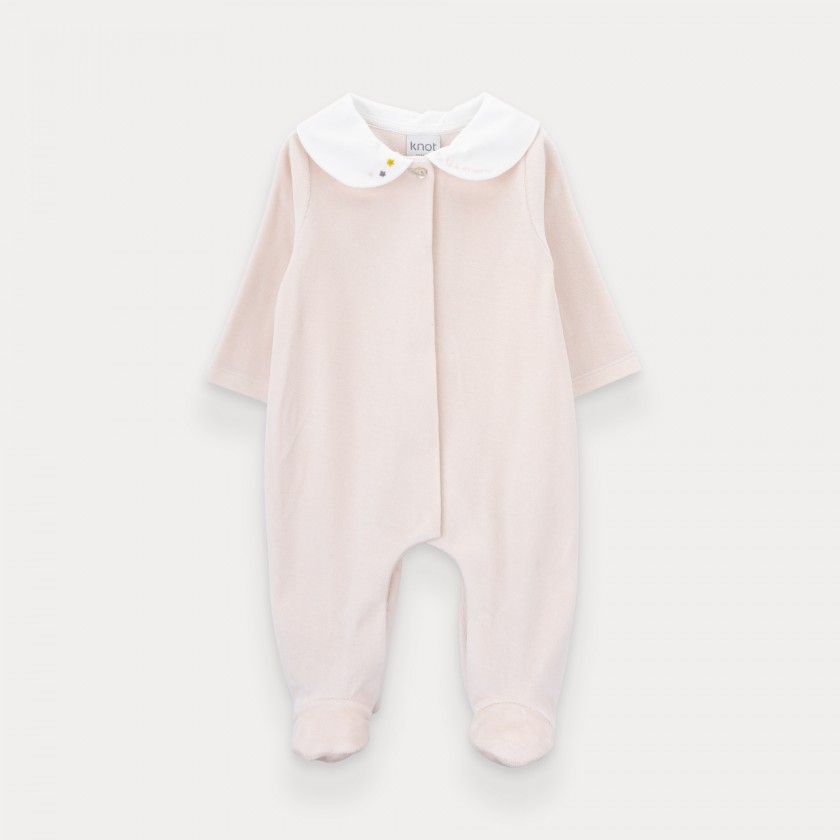 Babygrow Pink Space Smothie de beb menina em algodo