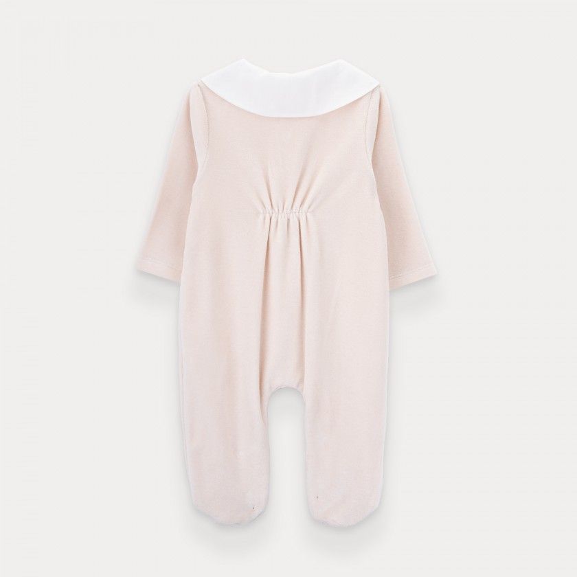 Babygrow Pink Space Smothie de beb menina em algodo