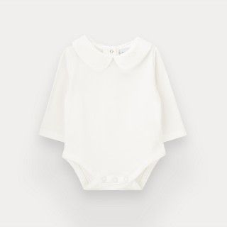 Body Celeste de beb em algodo orgnico