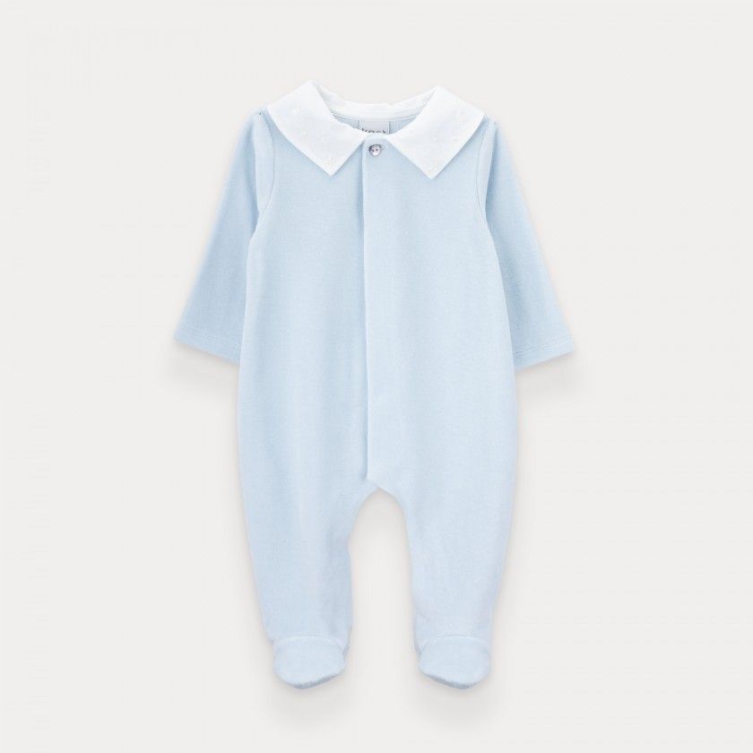 Babygrow Blue Space for baby boy in cotton