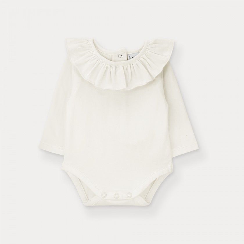Body Cloudy de beb menina em algodo orgnico