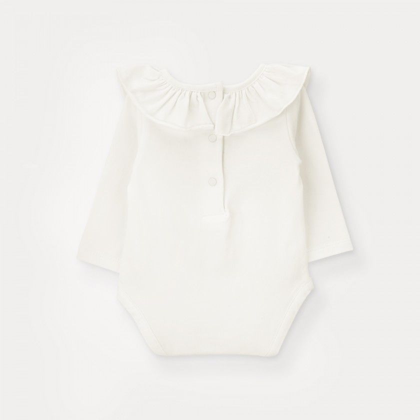 Body Cloudy de beb menina em algodo orgnico