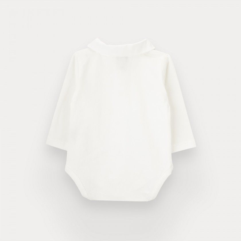 Astro Bear bodysuit for baby boy in organic cotton