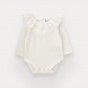 Body Rose de beb menina em algodo orgnico