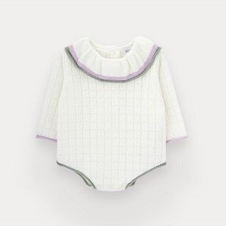 Body de tricot Snowie Moon de beb menina