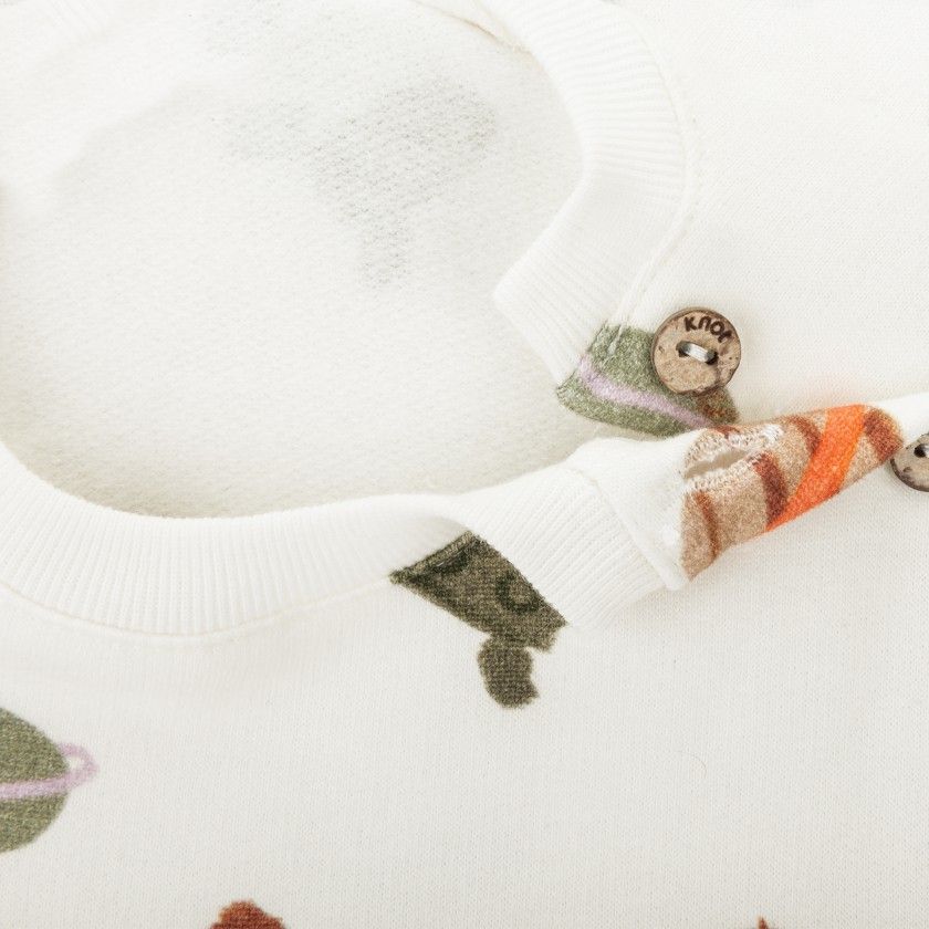Body Little Astronaut de beb menino em algodo