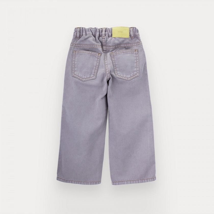 Millie trousers for girl in cotton twill