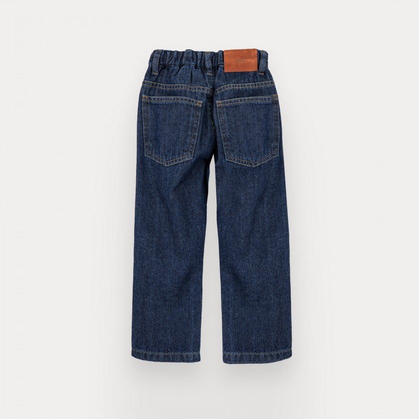 Jake trousers for boy in denim