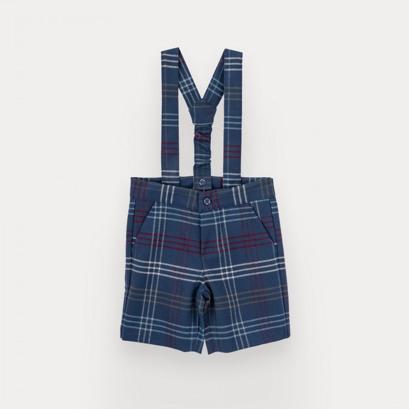 Booker shorts for boy in checks