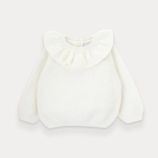 Milkie Fluff knitted sweater for baby girl