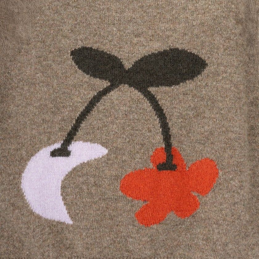 Camisola de malha Cherry Moon de menina