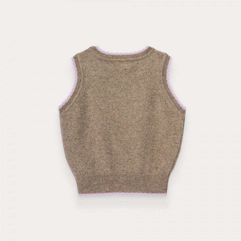 Camisola de malha Cherry Moon de menina