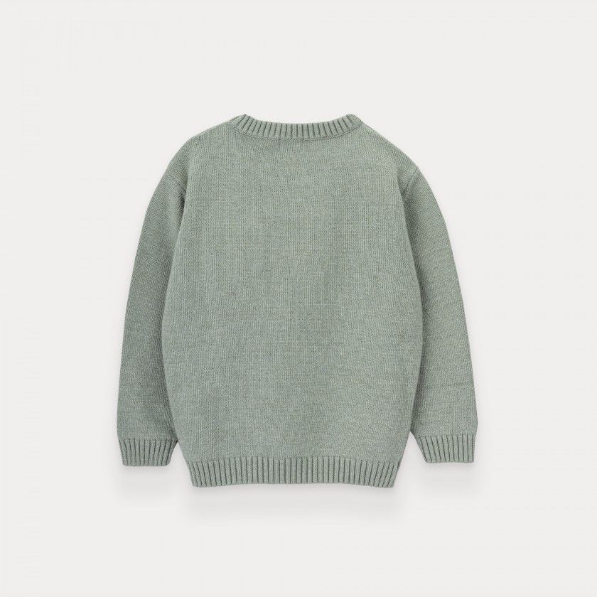 Moon Friend knitted sweater for boy