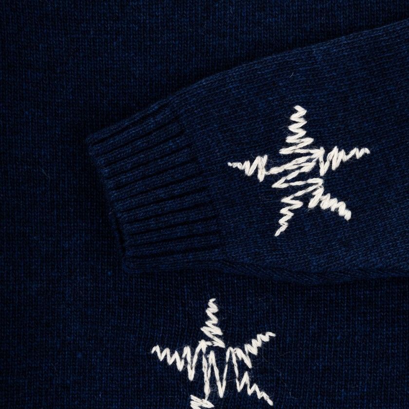 Camisola de malha Starry Night de menina