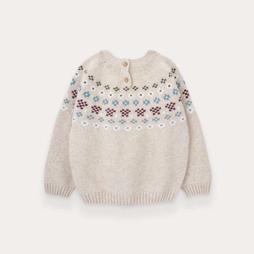 Camisola de malha Apricity de menina