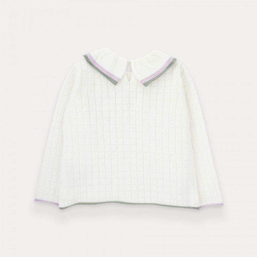 Snowie Moon knitted sweater for girl