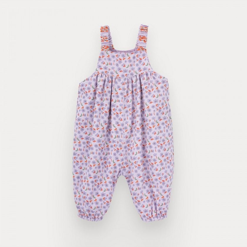 Jardineiras Jace de beb menina estampadas