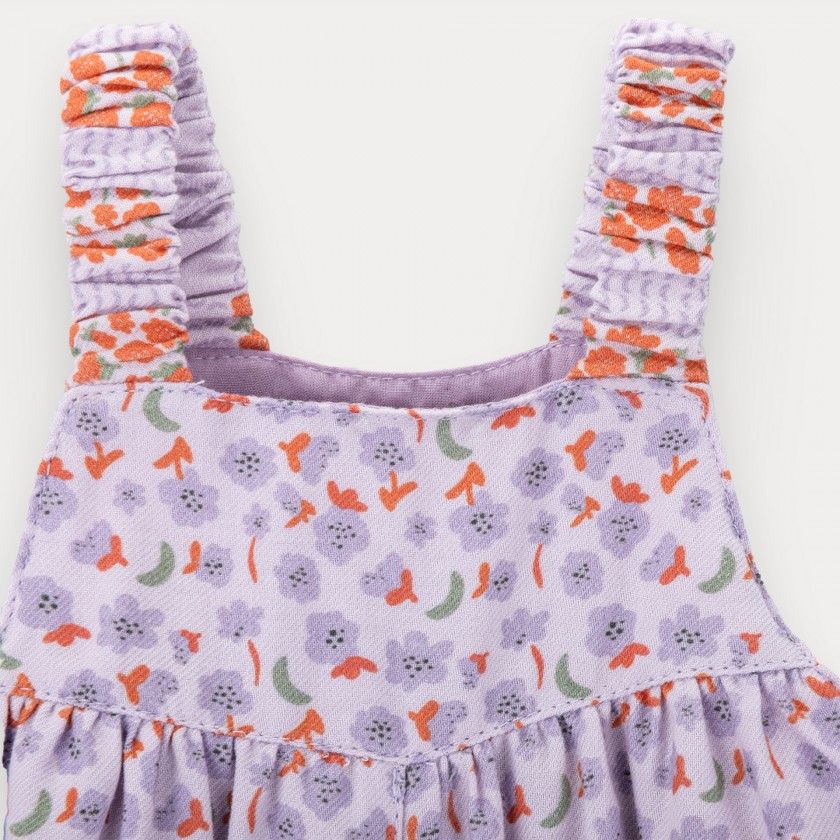 Jardineiras Jace de beb menina estampadas