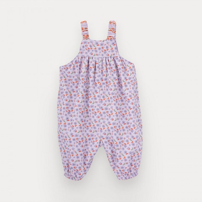 Jardineiras Jace de beb menina estampadas