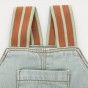 Casper overalls for baby in cotton twill