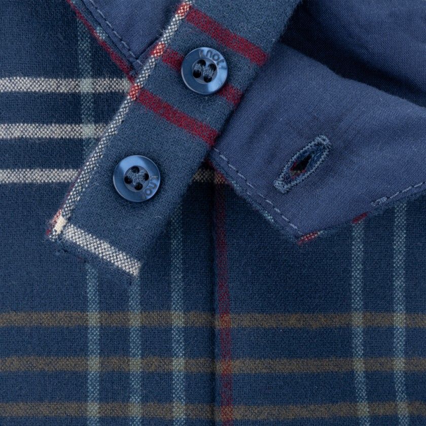 Mistletoe overalls for baby boy in checks