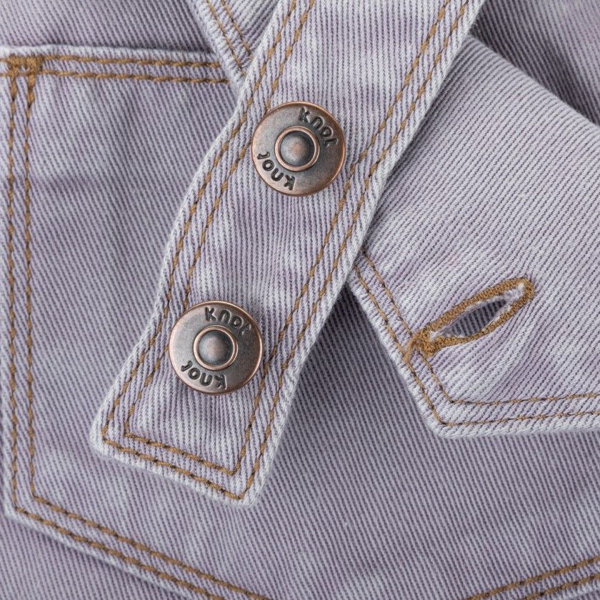 Milla overalls for girl in cotton twill