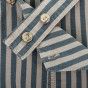 Boris overalls for kids in striped twill