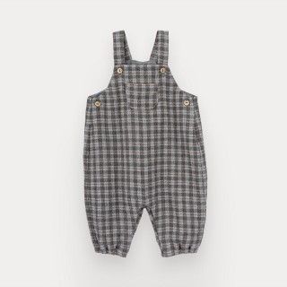 Salvatore overalls in baby boy in checks