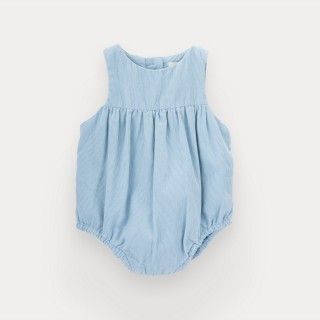 Blair romper for baby boy in corduroy