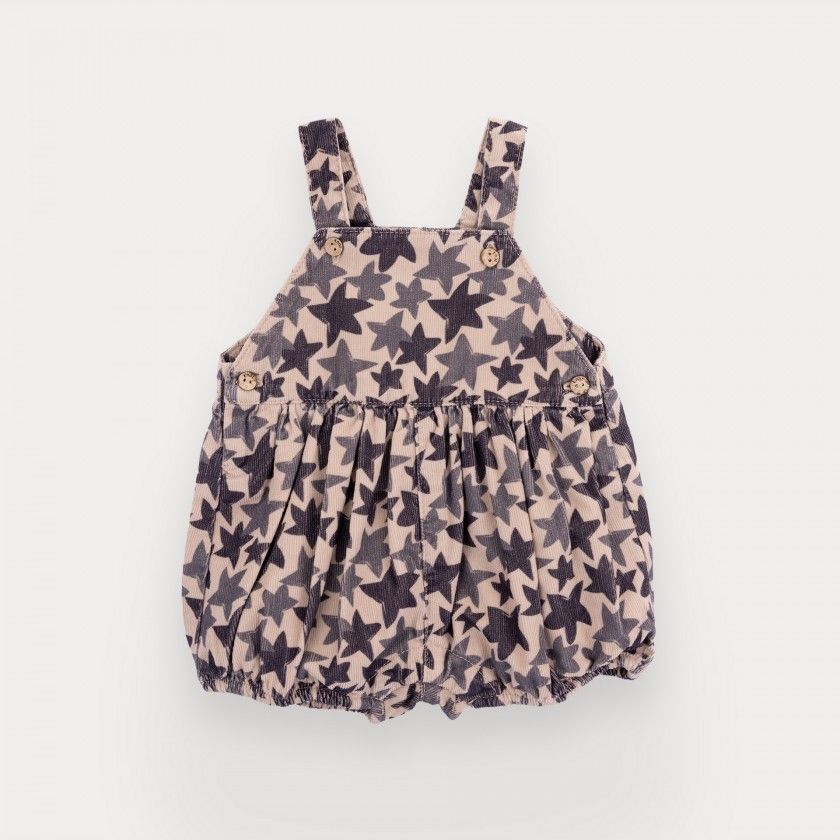 Sirius overalls for baby girl in corduroy