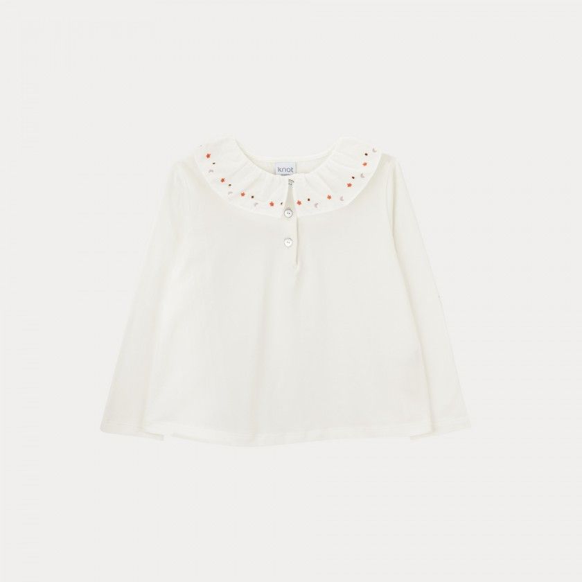 Lilie polo for girl in organic cotton