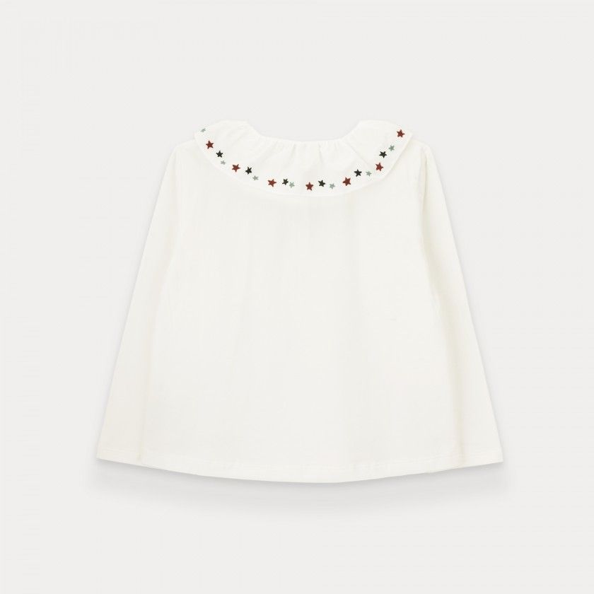 Polo Kathryn de menina em algodo orgnico