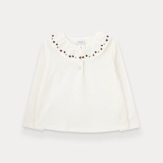 Polo Kathryn de menina em algodo orgnico