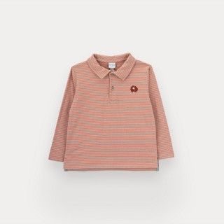 Beastie Stripes polo for boy in cotton