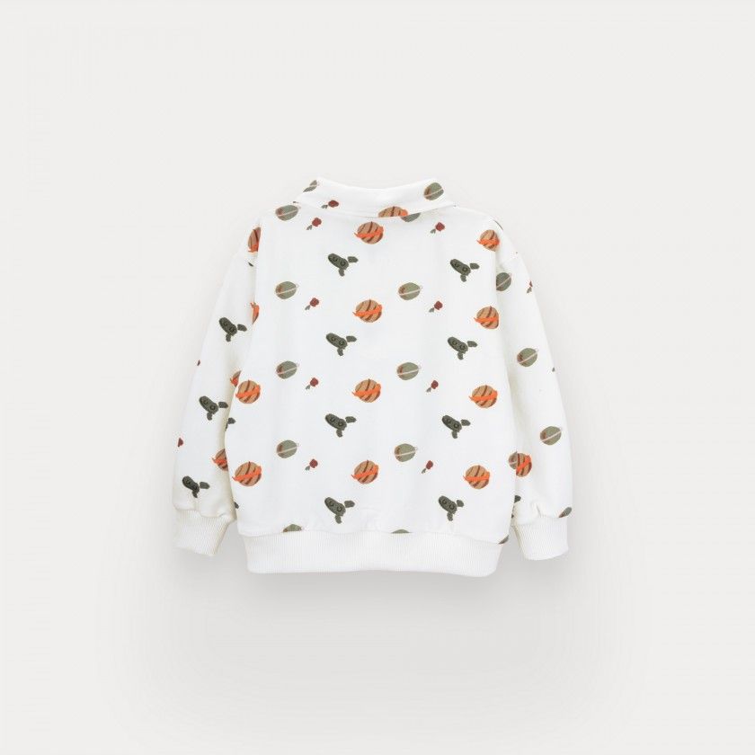 Moon Journey polo for boy in cotton