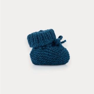 Rylie knitted booties for baby