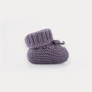 Rylie knitted booties for baby