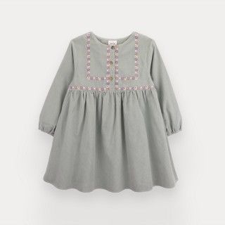 Vestido Maisie de menina em bombazine