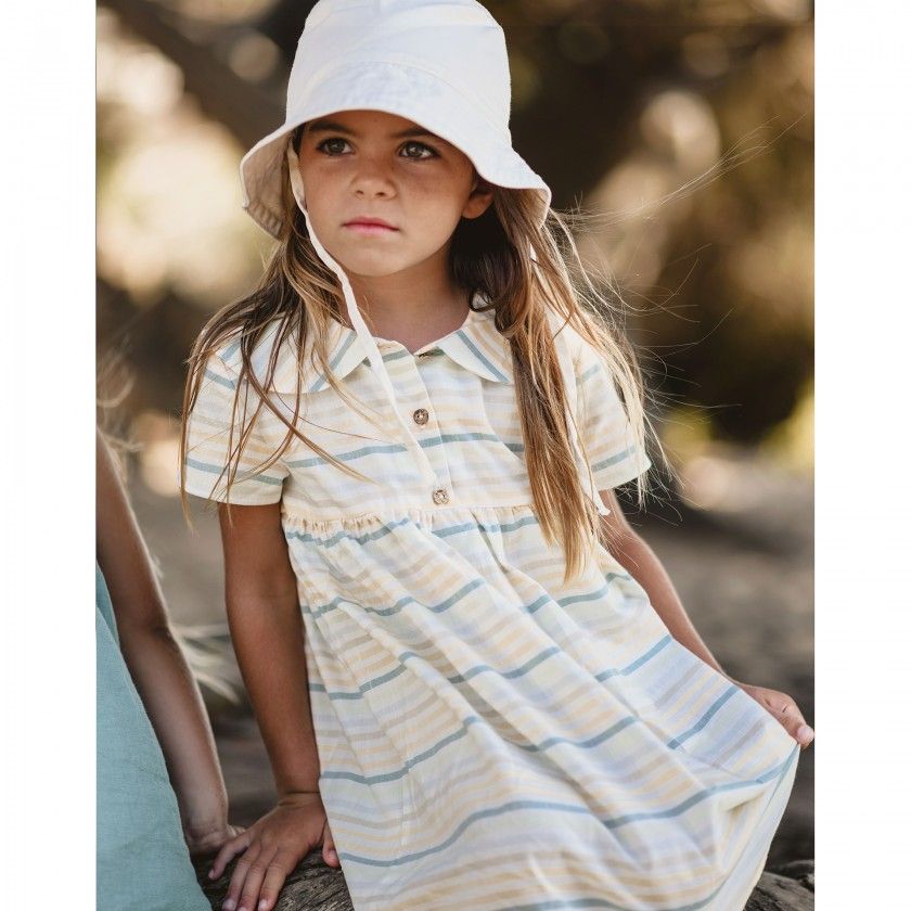 Tess dress for girl in cotton