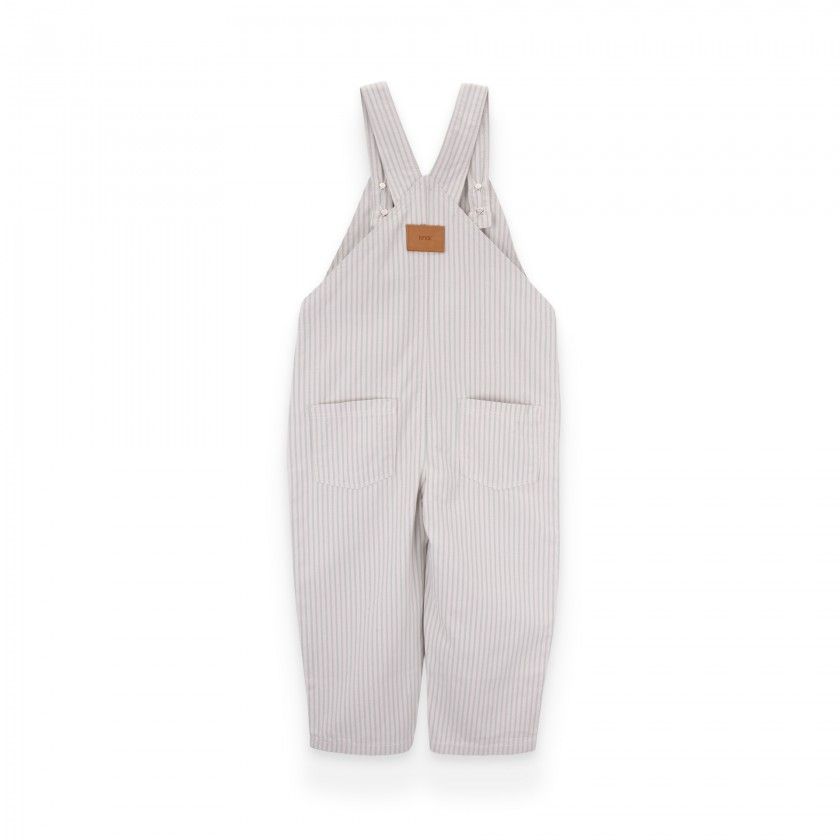 Shawn Overalls for baby boys in stripe twill