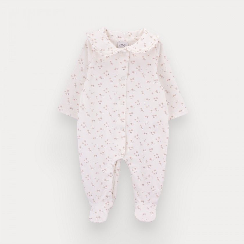 Babygrow Dreamy for baby girl in organic cotton