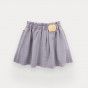 Gracie skirt for girl in cotton twill