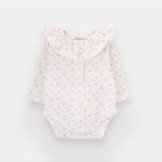 Sprinkle bodysuit for baby girl printed in organic cotton