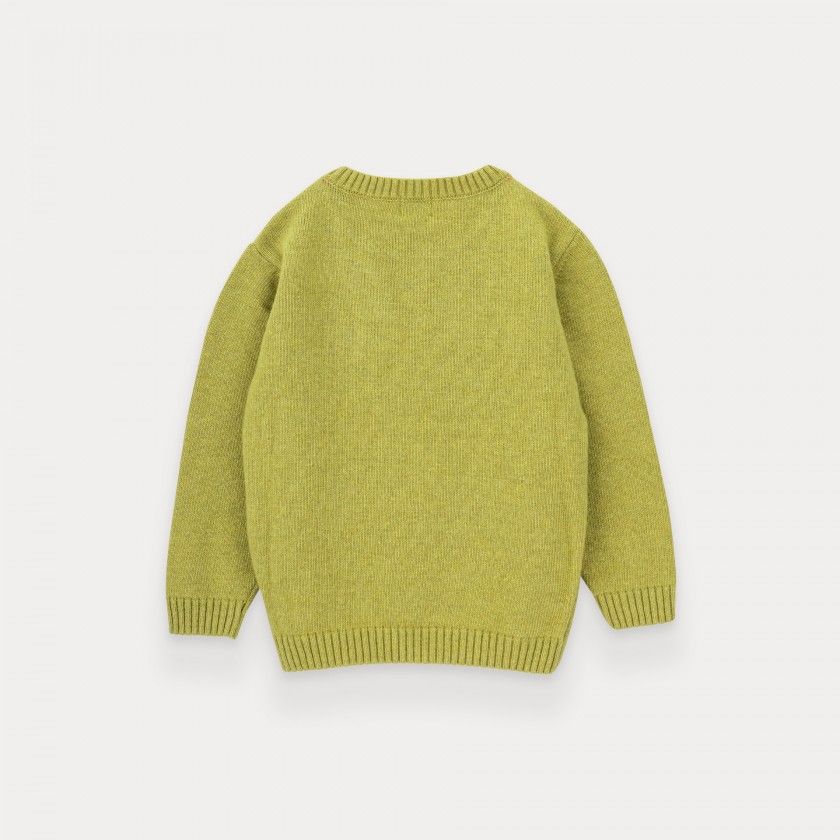 Rocket Ship knitted sweater for boy