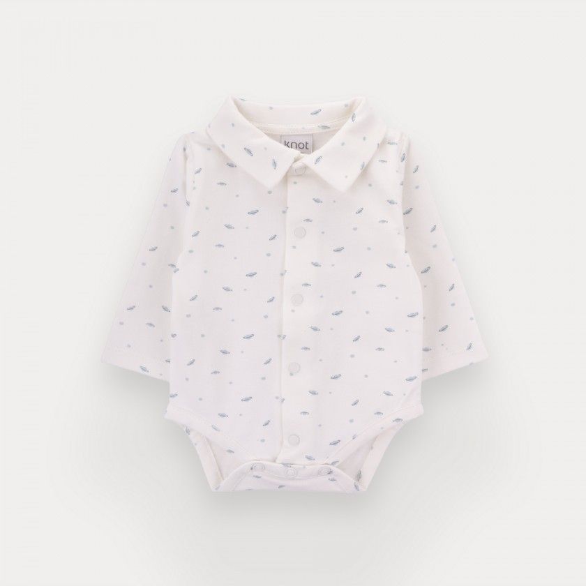 Body Galaxy Glow de beb menino estampado em algodo orgnic