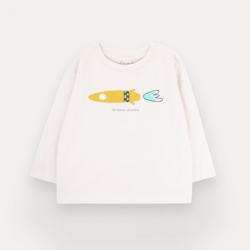 Fasted Spaceship T-Shirt for boy in organic cotton