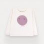 T-Shirt Lady Moon de menina em algodo orgnico